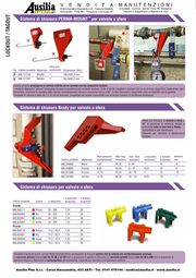 LOCKOUT & TAGOUT - SISTEMI DI CHIUSURE PER VALVOLE